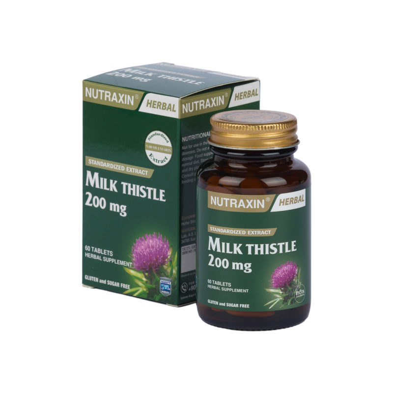 Фото Milk thistle Nutraxin 200mg, 60tablets 1