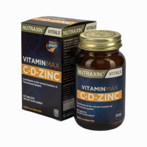 Витамин C + D3 и цинк Nutraxin Vitamin max C-D-Zinc Nutraxin фото