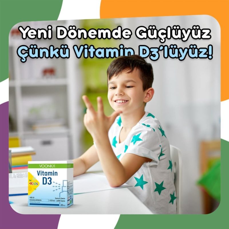Фото витамин D3 для детей 4-10лет капли и спрей Voonka kids