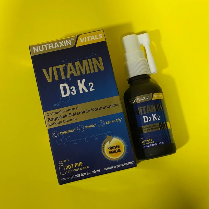 Витамин Д3 и К2 Nutaxin спрей - Vitamin D3+K2 Nutraxin