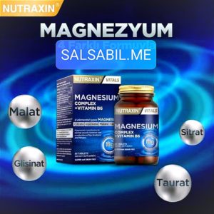 Magnesium complex+vitamin B6 Nutraxin - магний глицинат, малат, цитрат и таурат
