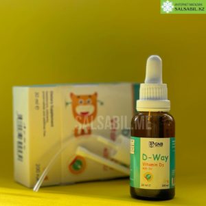 Vitamin D3 for kids 400 IU D-Way GNB- Витамин Д3 для детей 30 мл