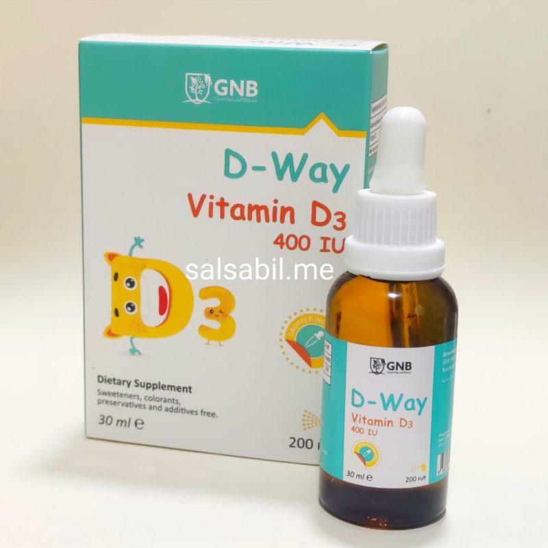 Vitamin D3 for kids 400 IU D-Way GNB