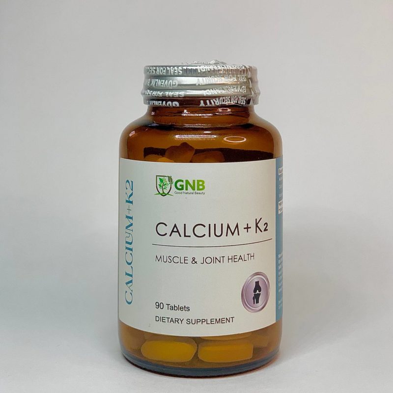 Calcium + K2 в таблетках от GNB, 90 таблеток