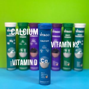 Vitago calcium - шипучие таблетки с Кальцием,Витамином К2 и D, 20 шт