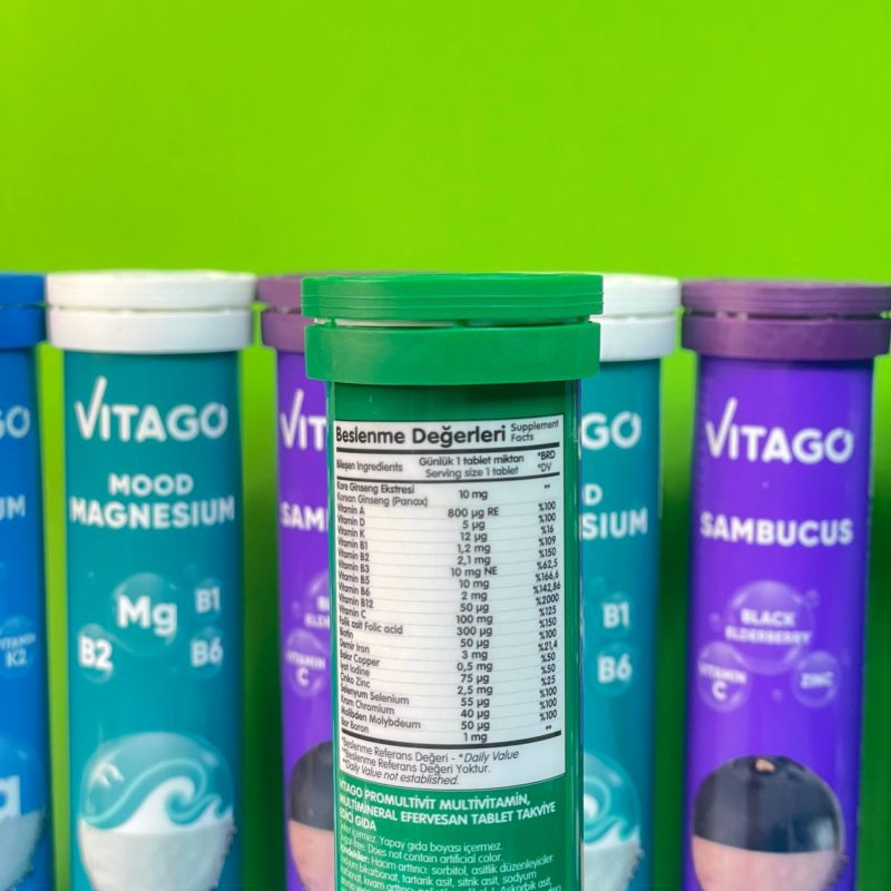 Vitago multivitamin - шипучие мультивитамины, 20 таблеток - Image 2